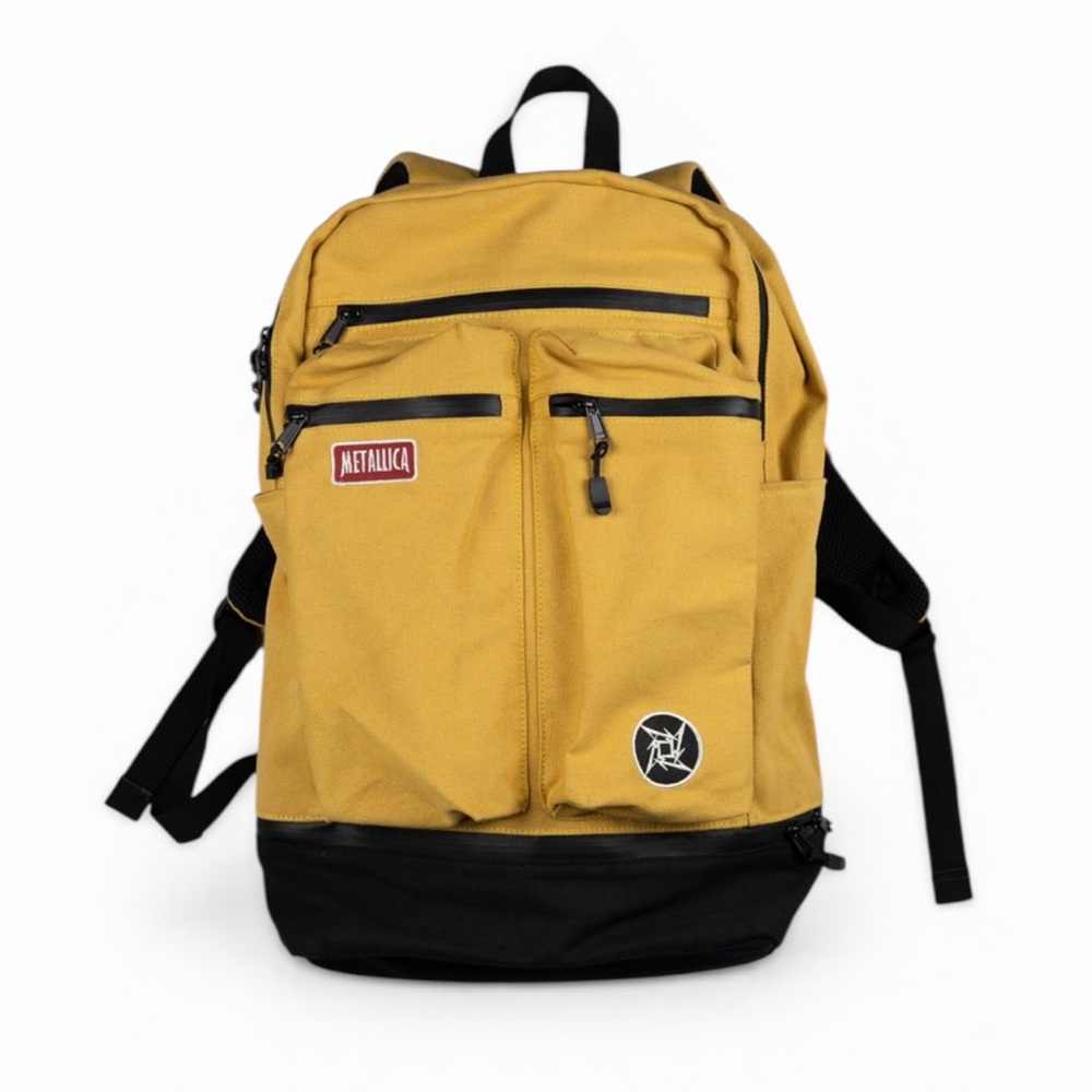 Metallica Yellow Backpack. NWT
